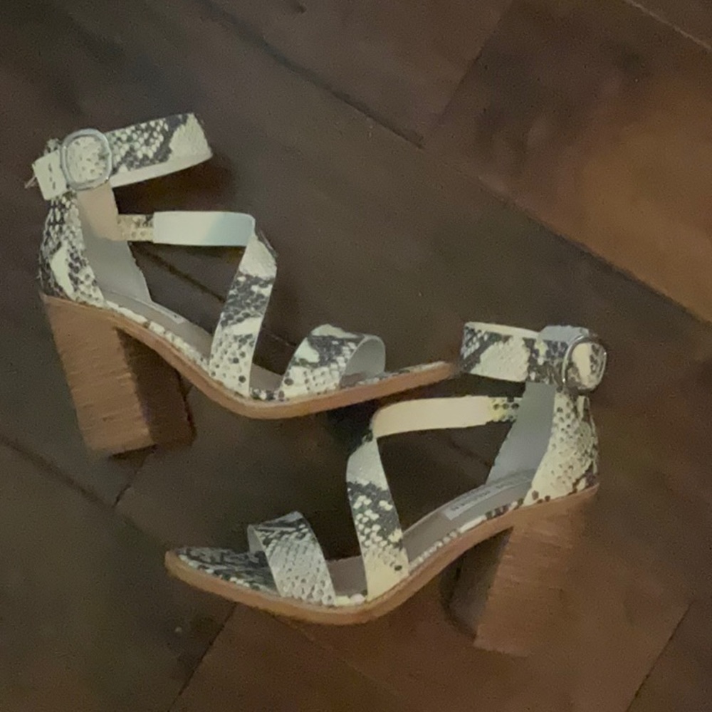 These are the cutest block heel sandals with ankle strap. Love love love these.
